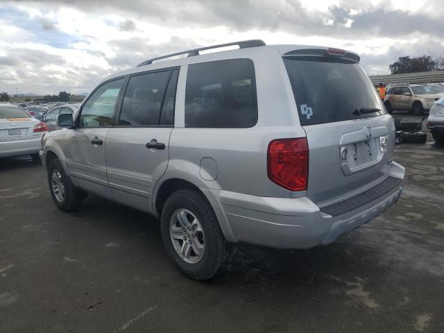 2HKYF18615H547689 - 2005 HONDA PILOT EXL SILVER photo 2