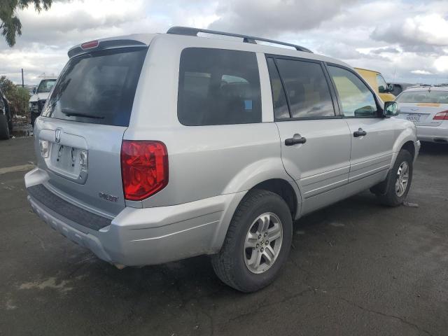 2HKYF18615H547689 - 2005 HONDA PILOT EXL SILVER photo 3