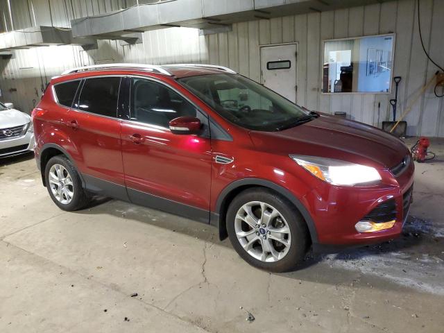 1FMCU9JX2EUC17708 - 2014 FORD ESCAPE TITANIUM RED photo 4