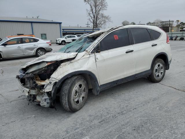 5J6RM4H37EL056146 - 2014 HONDA CR-V LX WHITE photo 1