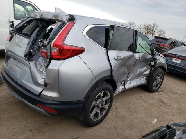 5J6RW2H58KL015584 - 2019 HONDA CR-V EX SILVER photo 3