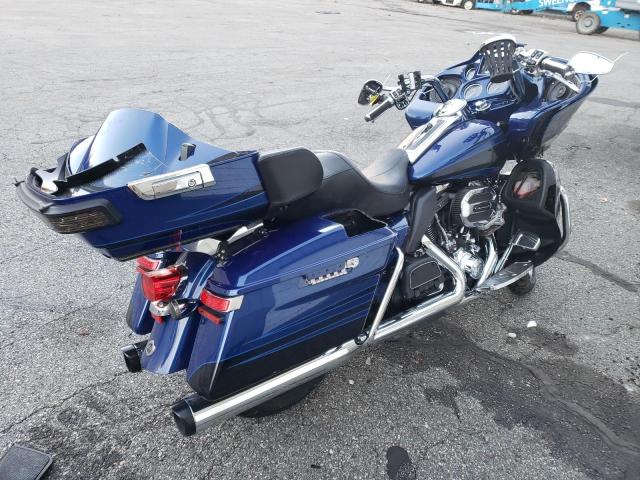 1HD1TAN17FB958308 - 2015 HARLEY-DAVIDSON FLTRUSE CVO ROAD GLIDE BLUE photo 4