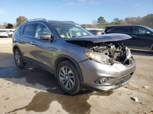 5N1AT2MV8EC784779 - 2014 NISSAN ROGUE S GRAY photo 4