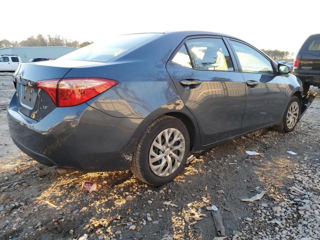 2T1BURHE2KC205670 - 2019 TOYOTA COROLLA L GRAY photo 3