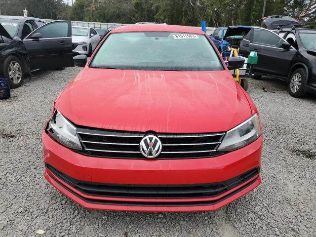 3VW2K7AJ3FM251424 - 2015 VOLKSWAGEN JETTA BASE RED photo 5