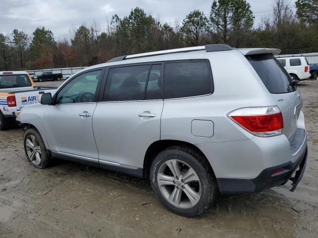 5TDDK3EH2BS086083 - 2011 TOYOTA HIGHLANDER LIMITED SILVER photo 2