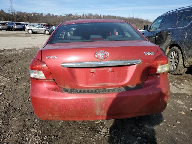 JTDBT903771157916 - 2007 TOYOTA YARIS RED photo 6