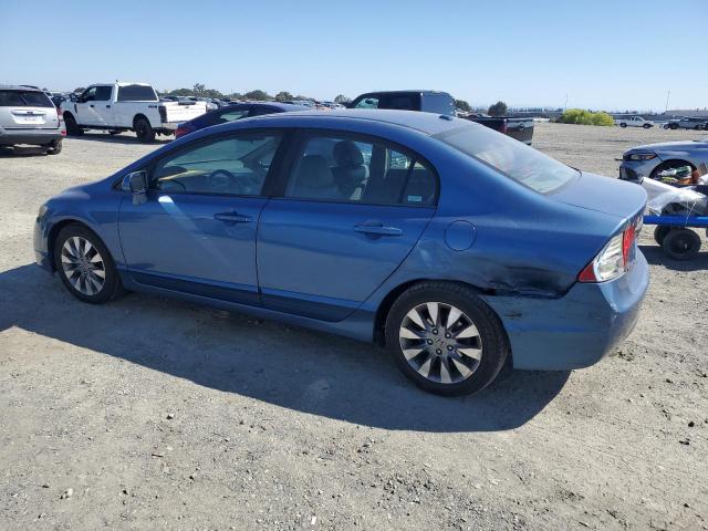 1HGFA16959L003380 - 2009 HONDA CIVIC EXL BLUE photo 2