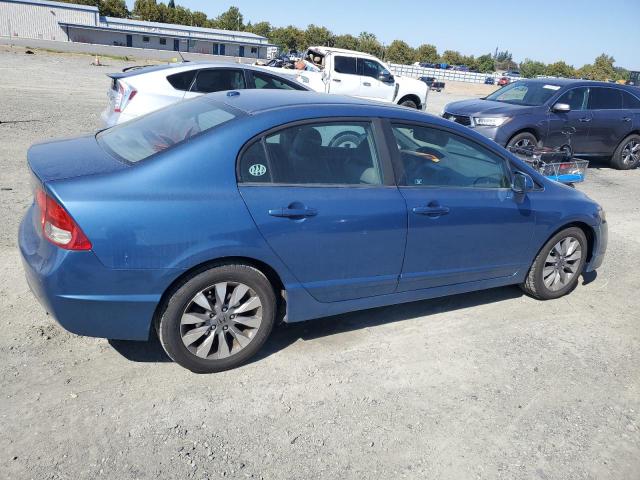 1HGFA16959L003380 - 2009 HONDA CIVIC EXL BLUE photo 3