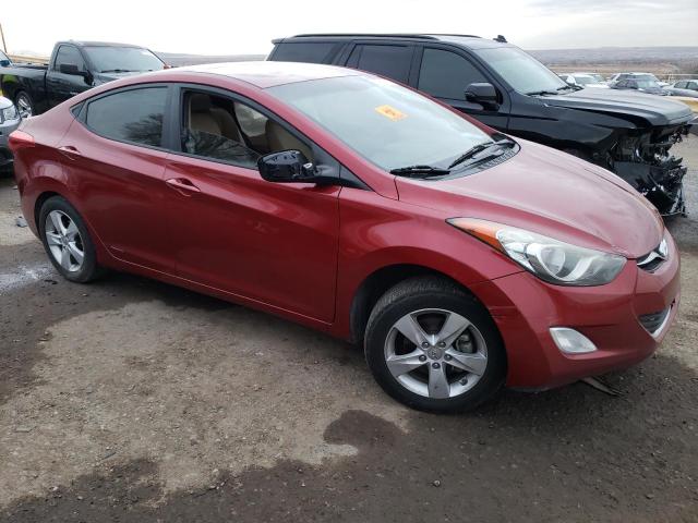 5NPDH4AE4DH323813 - 2013 HYUNDAI ELANTRA GLS RED photo 4