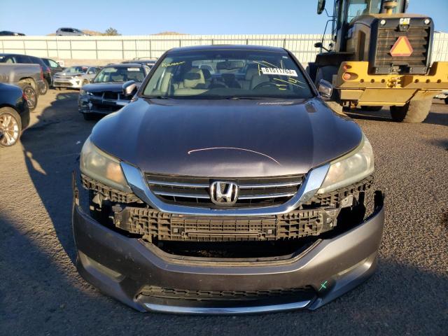 1HGCR2F80EA301303 - 2014 HONDA ACCORD EXL GRAY photo 5