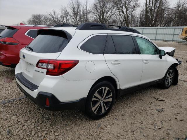 4S4BSANC6J3387435 - 2018 SUBARU OUTBACK 2.5I LIMITED WHITE photo 3