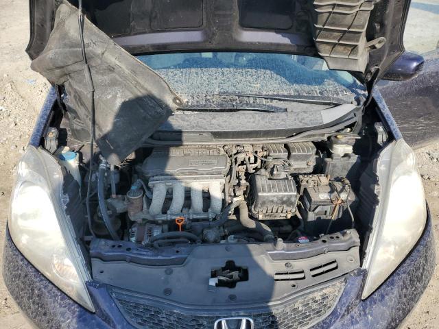 JHMGE8H44AC019218 - 2010 HONDA FIT SPORT BLUE photo 11