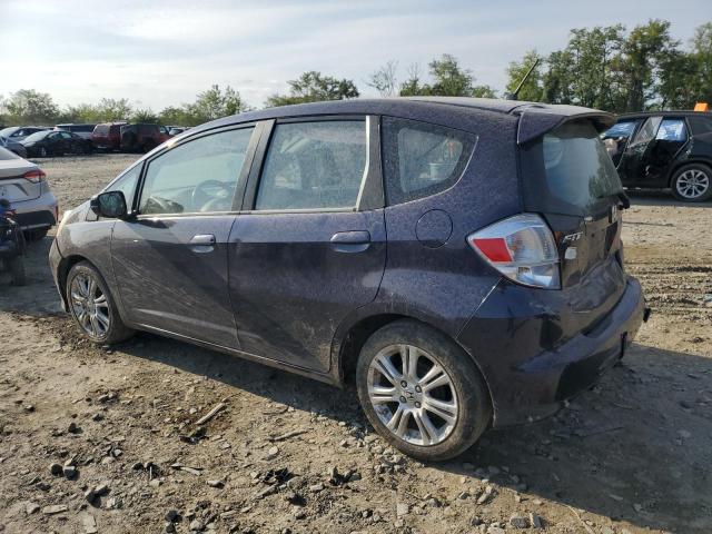 JHMGE8H44AC019218 - 2010 HONDA FIT SPORT BLUE photo 2