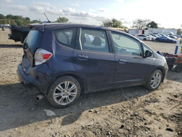 JHMGE8H44AC019218 - 2010 HONDA FIT SPORT BLUE photo 3