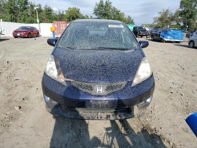 JHMGE8H44AC019218 - 2010 HONDA FIT SPORT BLUE photo 5