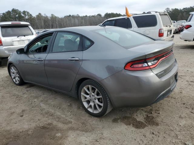 1C3CDFBA3DD179082 - 2013 DODGE DART SXT GRAY photo 2