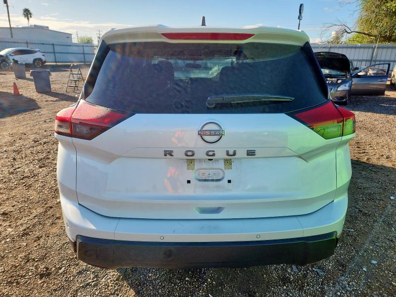 5N1BT3AA7RC740368 - 2024 NISSAN ROGUE S WHITE photo 6