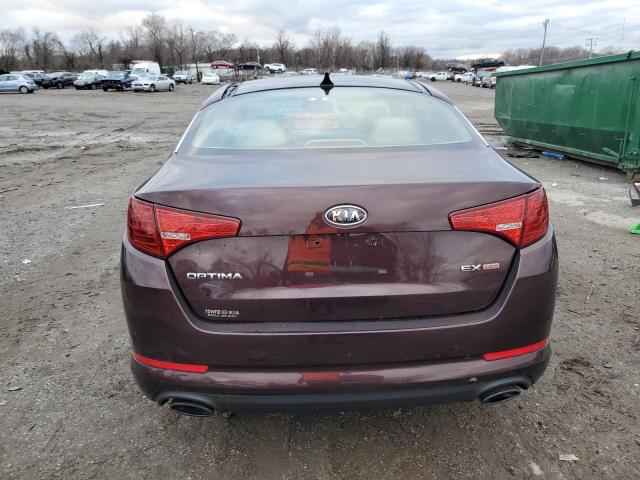 KNAGN4A78B5065572 - 2011 KIA OPTIMA EX BURGUNDY photo 6