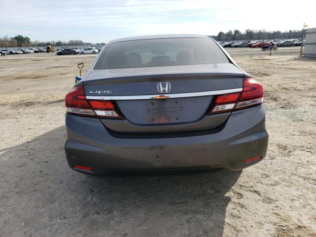 19XFB2F82FE017363 - 2015 HONDA CIVIC EX GRAY photo 6