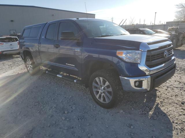 5TFUW5F10FX479811 - 2015 TOYOTA TUNDRA DOUBLE CAB SR/SR5 BLUE photo 4