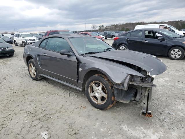 1FAFP40464F123858 - 2004 FORD MUSTANG GRAY photo 4