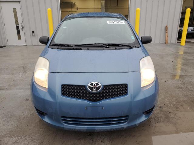 JTDJT923275035840 - 2007 TOYOTA YARIS GRAY photo 5