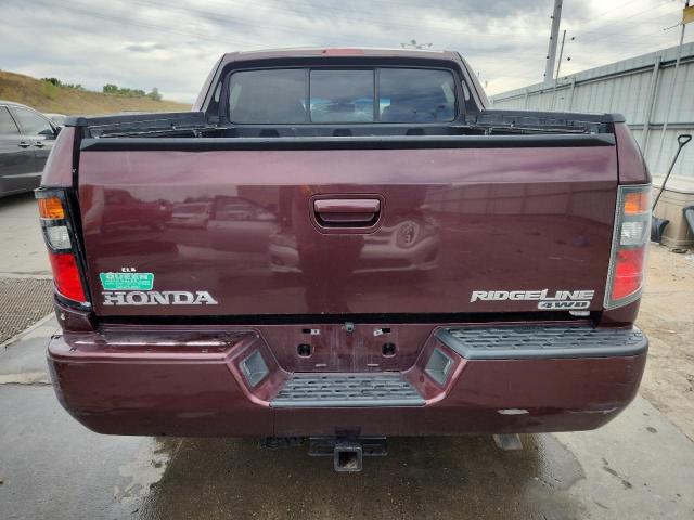 2HJYK16558H522180 - 2008 HONDA RIDGELINE RTL 勃艮第红 照片 6