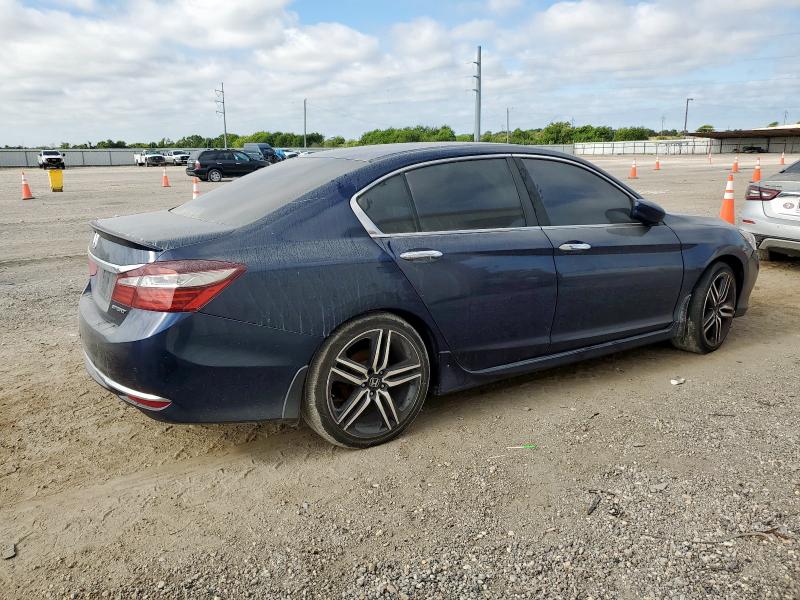 1HGCR2F57HA144900 - 2017 HONDA ACCORD SPORT Mavi fotoğraf 3