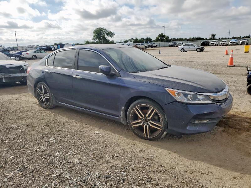 1HGCR2F57HA144900 - 2017 HONDA ACCORD SPORT Mavi fotoğraf 4