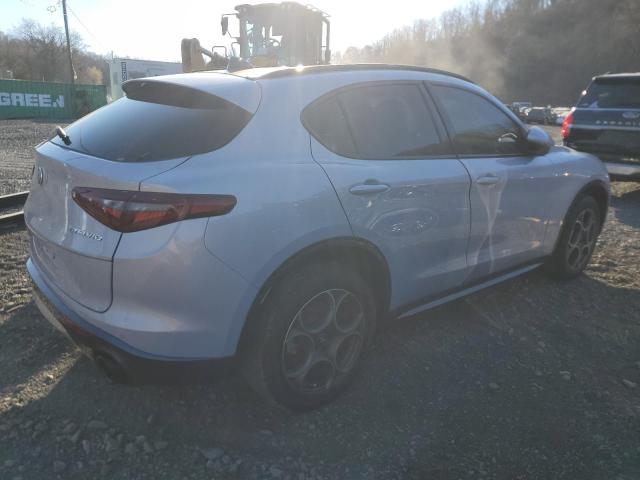 ZASPAKBN8N7D38669 - 2022 ALFA ROMEO STELVIO TI SILVER photo 3