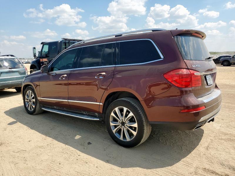 4JGDF7CE5DA242939 - 2013 MERCEDES-BENZ GL 450 4MATIC BURGUNDY photo 2