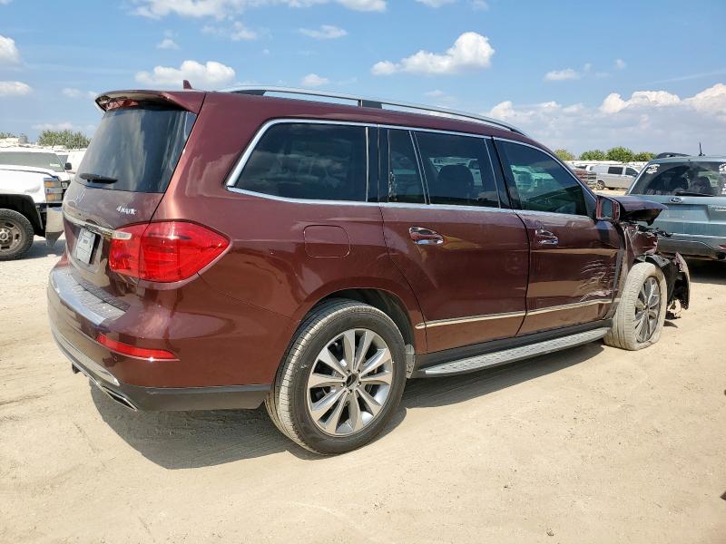 4JGDF7CE5DA242939 - 2013 MERCEDES-BENZ GL 450 4MATIC BURGUNDY photo 3