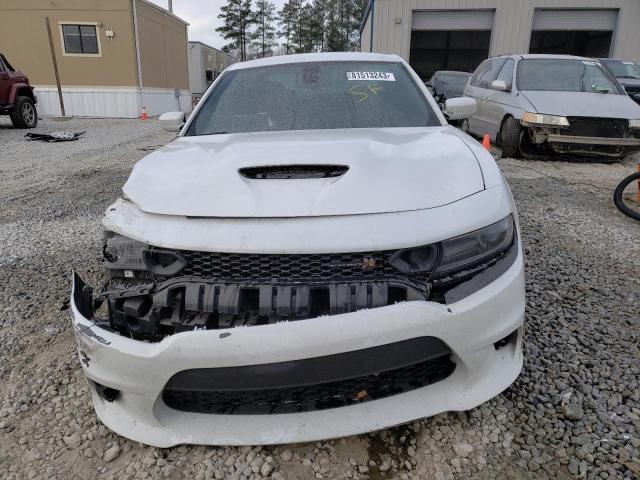 2C3CDXGJ9KH662011 - 2019 DODGE CHARGER SCAT PACK WHITE photo 5