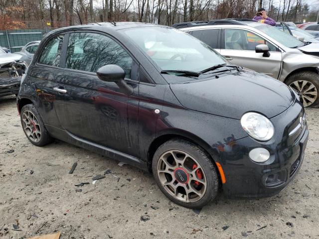 3C3CFFBR7CT366737 - 2012 FIAT 500 SPORT BLACK photo 4