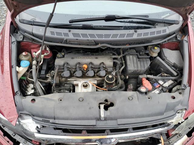 1HGFA16969L022455 - 2009 HONDA CIVIC EXL ბურგუნდია ფოტო 11