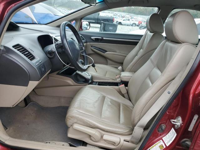 1HGFA16969L022455 - 2009 HONDA CIVIC EXL ბურგუნდია ფოტო 7