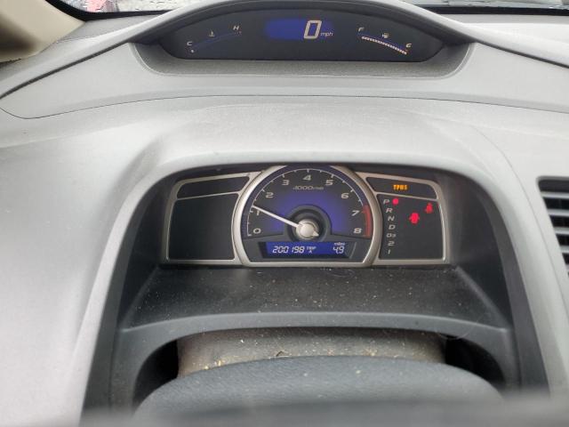 1HGFA16969L022455 - 2009 HONDA CIVIC EXL ბურგუნდია ფოტო 9