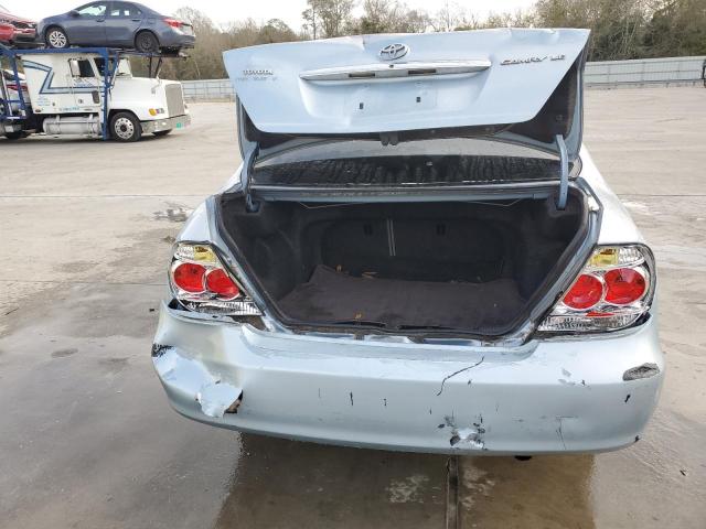 4T1BE32K75U983362 - 2005 TOYOTA CAMRY LE BLUE photo 6