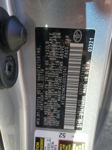 4T1BZ1HK0JU012147 - 2018 TOYOTA CAMRY XSE SILVER photo 13
