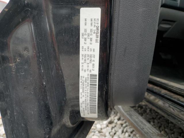 1D7HW58N18S602667 - 2008 DODGE DAKOTA QUAD LARAMIE BLACK photo 12