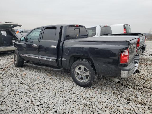 1D7HW58N18S602667 - 2008 DODGE DAKOTA QUAD LARAMIE BLACK photo 2