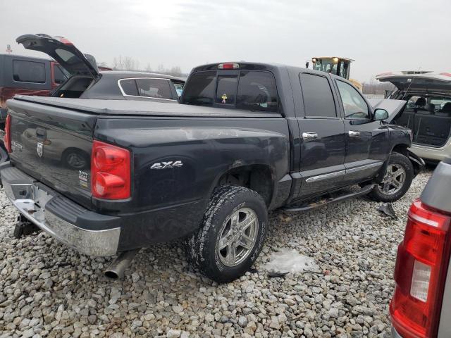 1D7HW58N18S602667 - 2008 DODGE DAKOTA QUAD LARAMIE BLACK photo 3