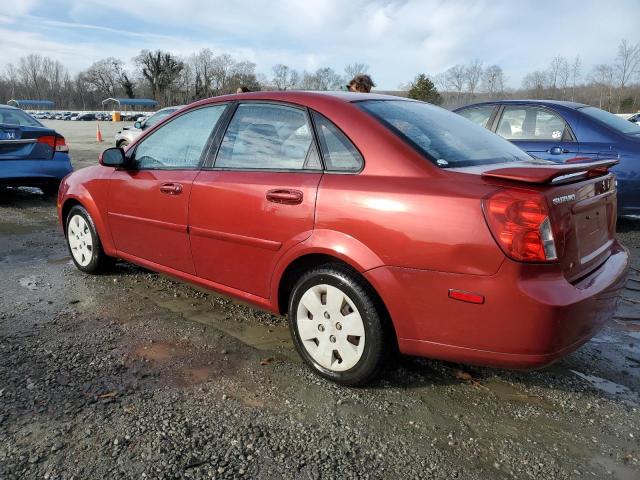 KL5JD56Z18K831699 - 2008 SUZUKI FORENZA BASE RED photo 2