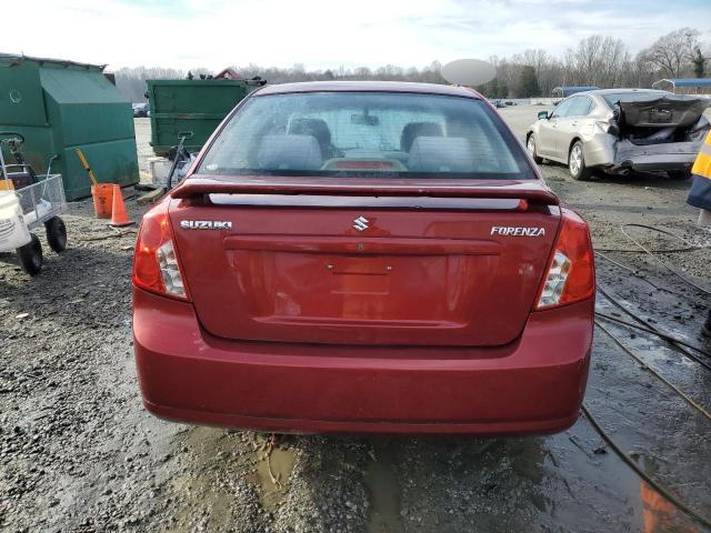 KL5JD56Z18K831699 - 2008 SUZUKI FORENZA BASE RED photo 6