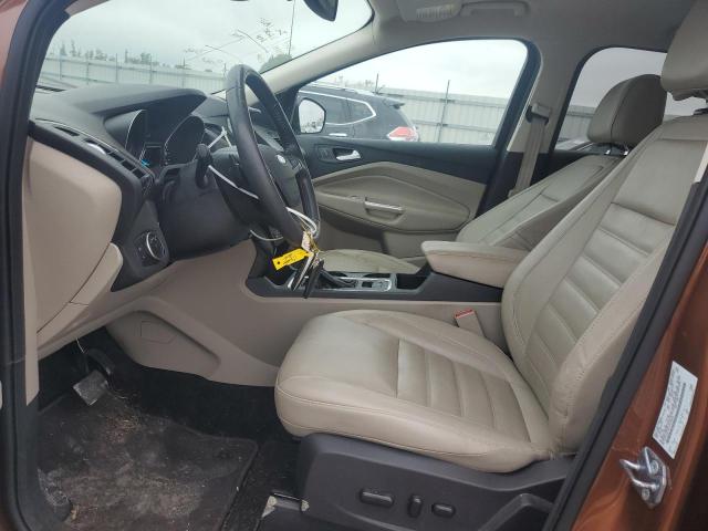 1FMCU0JD5HUD58892 - 2017 FORD ESCAPE TITANIUM 橙色 照片 7