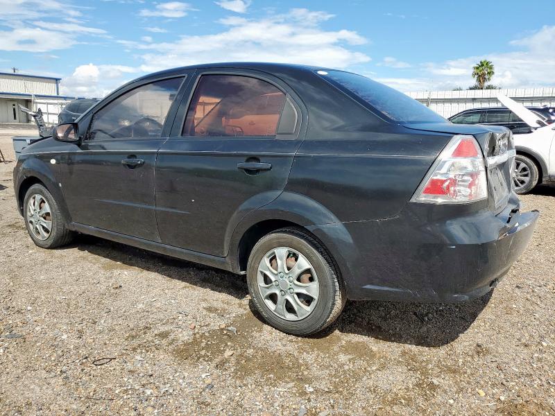 KL1TD56608B085942 - 2008 CHEVROLET AVEO BASE Қара фото 2