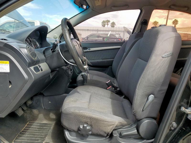 KL1TD56608B085942 - 2008 CHEVROLET AVEO BASE Қара фото 7
