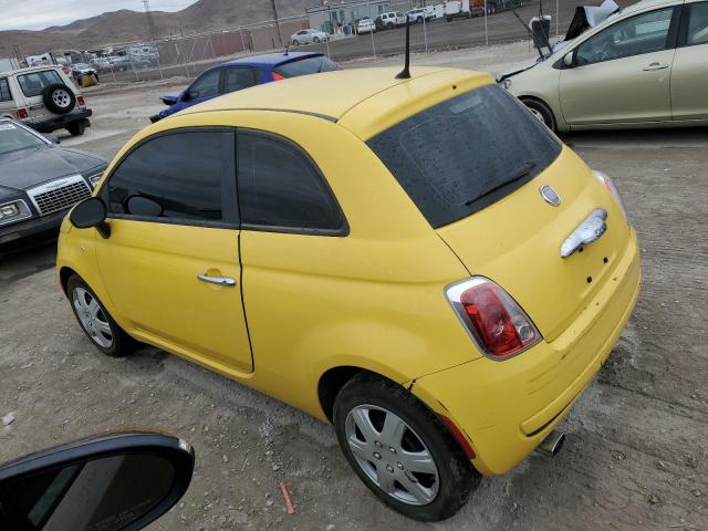 3C3CFFAR6CT385054 - 2012 FIAT 500 POP YELLOW photo 2