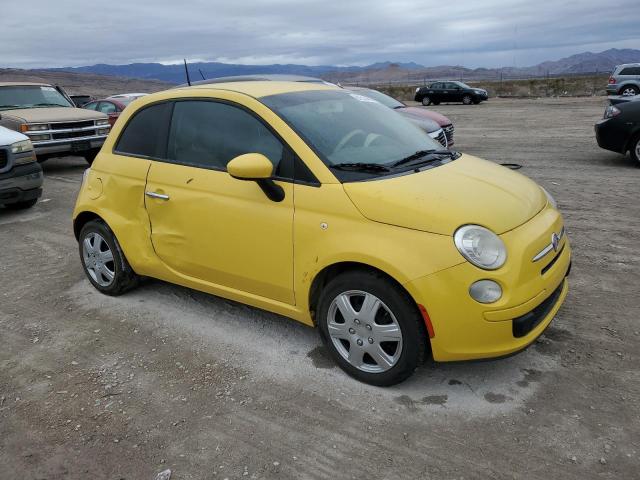 3C3CFFAR6CT385054 - 2012 FIAT 500 POP YELLOW photo 4